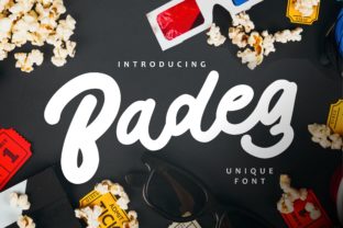 Badeg: A Chunky Script Font for Bold Web Design