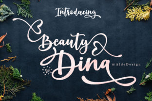 Beauty Dina: A Script Font for Editorial Grace