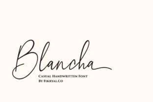 Blancha: A Handwritten Font for Modern Brands