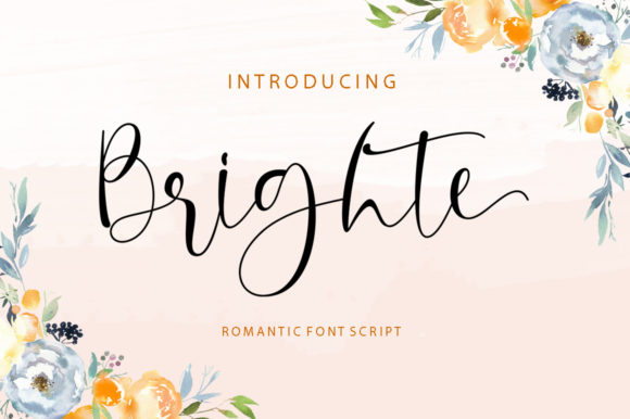 Brighte: The Script Font for Scroll-Stopping Social Media