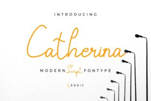 Catherina: A Bold Script Font for Brand Identity