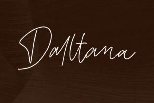 Daltana: A Modern Script Font for Elegant Branding