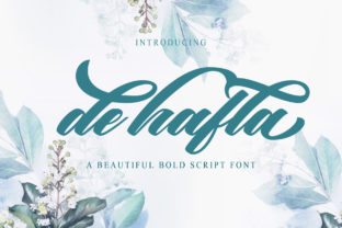 De Hafla Typeface Review: Bold Script for Branding
