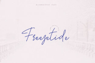 Freezetide: A Script Font That Elevates Your Brand