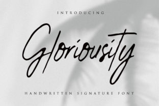 Gloriousity Font: Authentic Script for Web Design