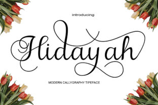 Hidayah Font: A Romantic Script for Makers