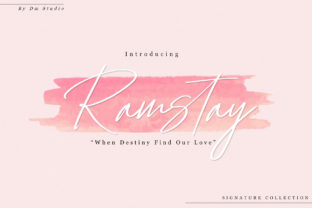 Ramstay Script Font for Handmade Creators