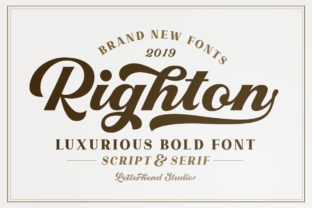Righton: A Vintage Script Font for Modern Web Design