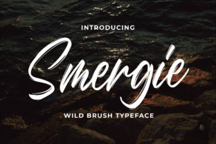 Smergie Typeface: A Bold Script for Editorial Design