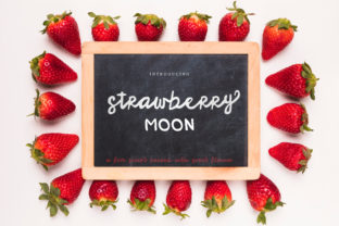 Strawberry Moon Font: A Sweet Script for Makers