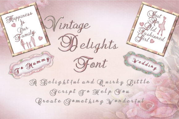 Vintage Delights Font Review for Web Design