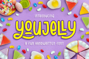 Youjelly Font: A Whimsical Typeface for Makers